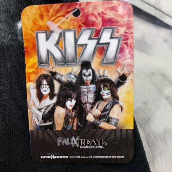 NWT Kiss Faux Real Ugly Christmas Tee size Medium - Picture 8 of 12